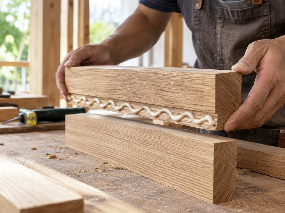 Timber-to-timber bonding